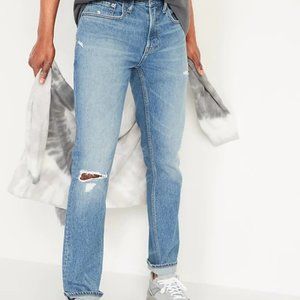 Skinny Built-In Flex Ripped Jeans for Men - NEW
